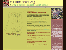 Tablet Screenshot of mprinstitute.org